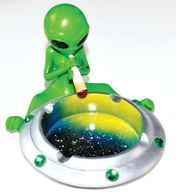 4 1/4" Alien Galaxy ashtray