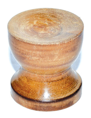 Wood gazing ball stand (3/pk)