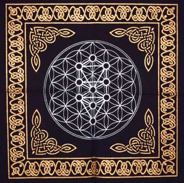 18"x18" Geometric Design altar cloth